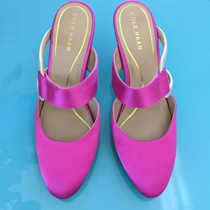 Cole Haan Gabbie Jewel Mule Pink Satin